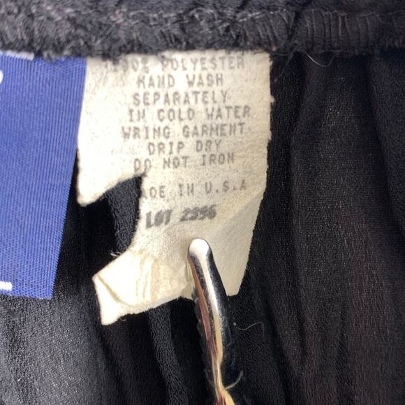 Best American Clothing Co Vintage Sheer Crinkled Maxi Skirt Size L - Picture 5 of 6